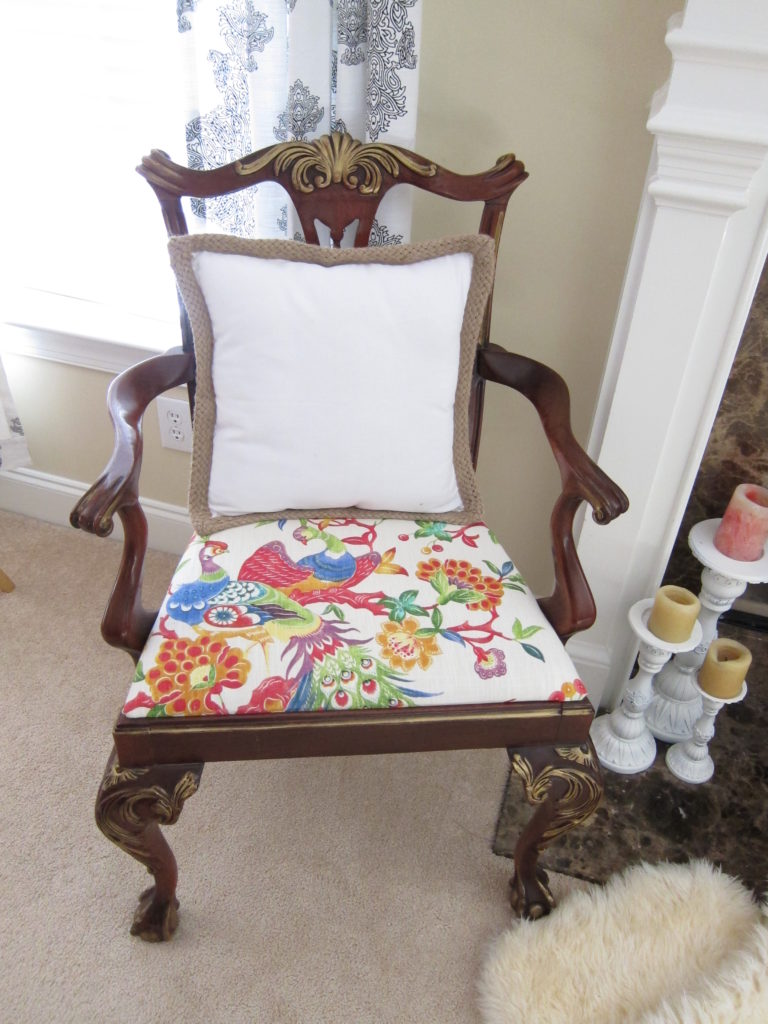 Transformation Tuesday: Reupholstering Chairs - Love Your Abode
